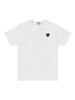 Comme Des Garçons Play: Белая футболка  Heart
