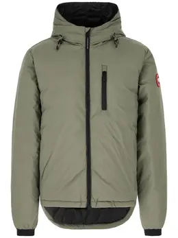 Canada Goose: Зелёная куртка  Lodge