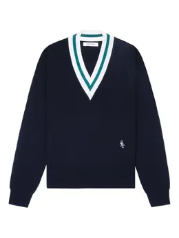 Sporty & Rich: Свитер с v-образным вырезом 