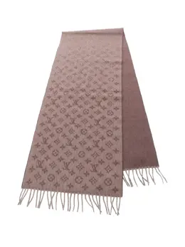 Louis Vuitton Pre-Owned: Коричневый шарф 