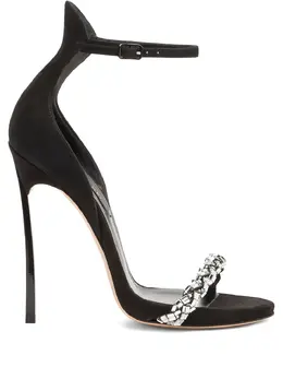 Casadei: Чёрные сандалии  Blade
