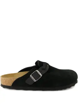Birkenstock: Чёрные сабо  Boston