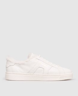 Santoni: Білі кросівки 