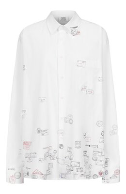 VETEMENTS: Хлопковая рубашка 