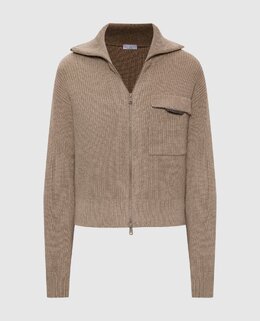 Brunello Cucinelli: Коричневый кардиган 