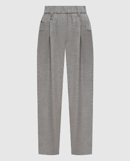 Brunello Cucinelli: Серые брюки 