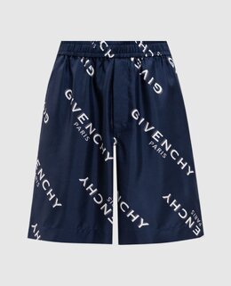 Givenchy: Синие шорты 
