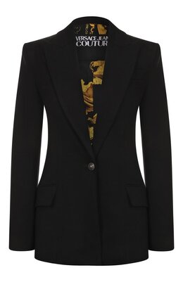 Versace Jeans Couture: Чёрный жакет 