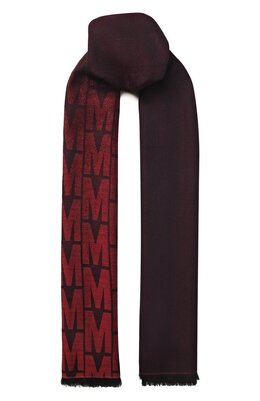 Moschino: Бордовый шарф 