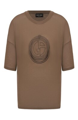 Giorgio Armani: Коричневая футболка 