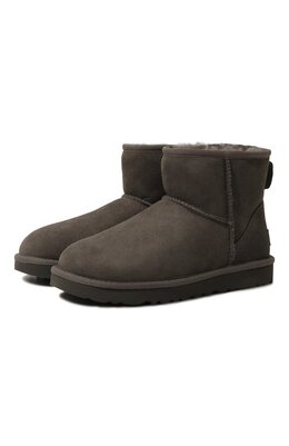 UGG: Тёмные ботинки  Classic Mini II