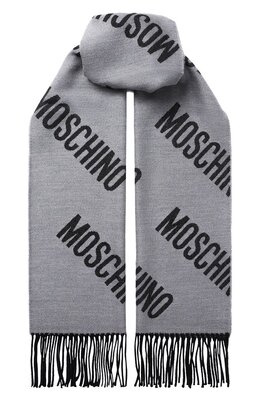 Moschino: Серый шарф 