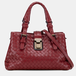 Bottega Veneta: Красная сумка  Intrecciato