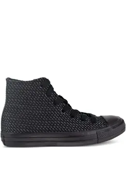 Converse: Чёрные кроссовки  Chuck Taylor All Star Hi