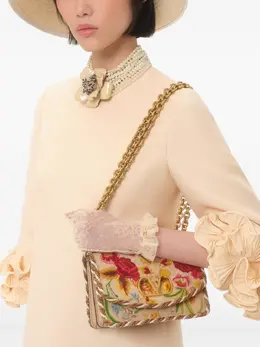 Valentino Garavani: Бежевая сумка 
