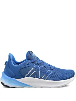 New Balance: Голубые кроссовки 