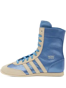 adidas: Голубые кроссовки 