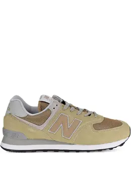New Balance: Бежевые кроссовки  574