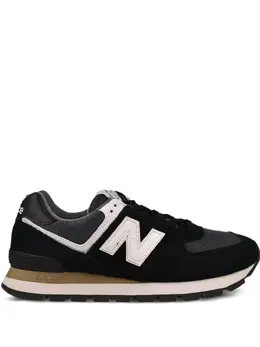 New Balance: Чёрные кроссовки  574