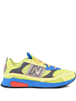 New Balance: Жёлтые кроссовки  X-Racer