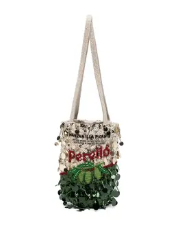 Anya Hindmarch: Серебристая сумка 