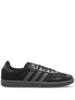 adidas: Чёрные кроссовки  Samba