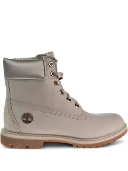 Timberland: Светлые ботинки 