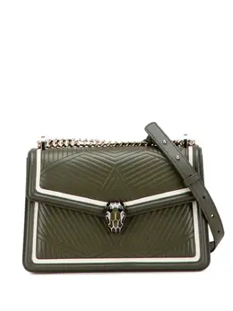Bvlgari Pre-Owned: Зелёная сумка через плечо 