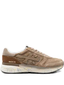 Premiata: Бежевые кроссовки  Mick