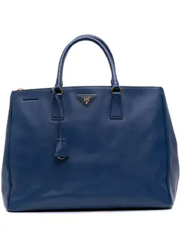 Prada Pre-Owned: Голубая сумка 