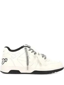 Off-White: Белые кроссовки 