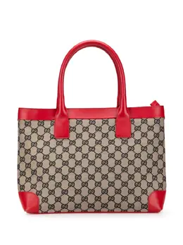 Gucci Pre-Owned: Коричневая сумка-шоппер 