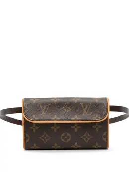 Louis Vuitton Pre-Owned: Коричневая поясная сумка 