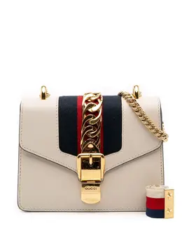 Gucci Pre-Owned: Белая сумка через плечо 