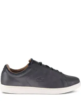 Lacoste: Чёрные кроссовки  Carnaby Evo