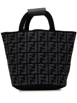 Fendi Pre-Owned: Чёрная сумка-шоппер 