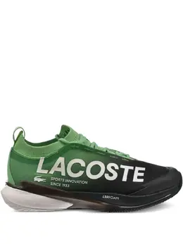 Lacoste: Зелёные кроссовки 