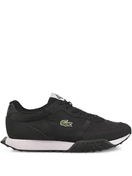 Lacoste: Чёрные кроссовки 