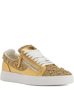 Giuseppe Zanotti: Белые кроссовки 