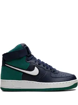 Nike: Тёмные кроссовки  Air Force 1 High