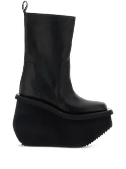 Rick Owens: Чёрные ботинки 