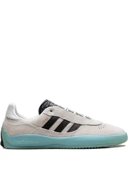adidas: Белые кроссовки  Suede