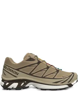 Salomon: Бежевые кроссовки 