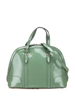 Gucci Pre-Owned: Зелёная сумка 