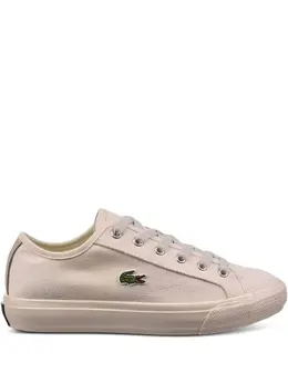 Lacoste: Белые кроссовки 