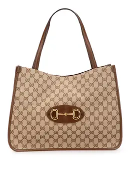 Gucci Pre-Owned: Коричневая сумка-шоппер 