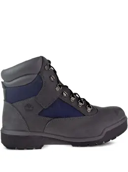 Timberland: Тёмные ботинки 