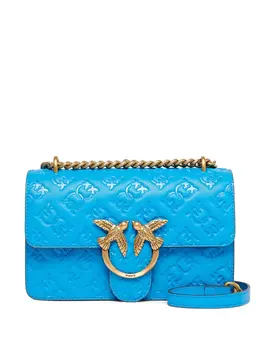 PINKO: Голубая сумка через плечо  Love Birds