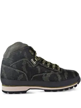 Timberland: Чёрные ботинки 