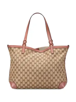 Gucci Pre-Owned: Коричневая сумка-шоппер 
